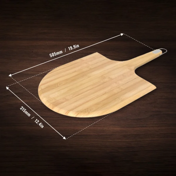 DŘEVĚNÁ PODLOŽKA NA PIZZU WITT 12" / 30 CM. - Image 4