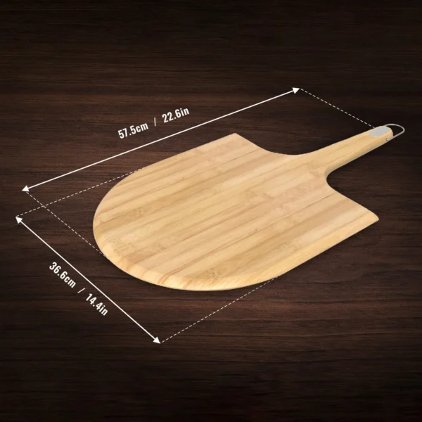 DŘEVĚNÁ PODLOŽKA NA PIZZU WITT 14" / 36 CM - Image 3