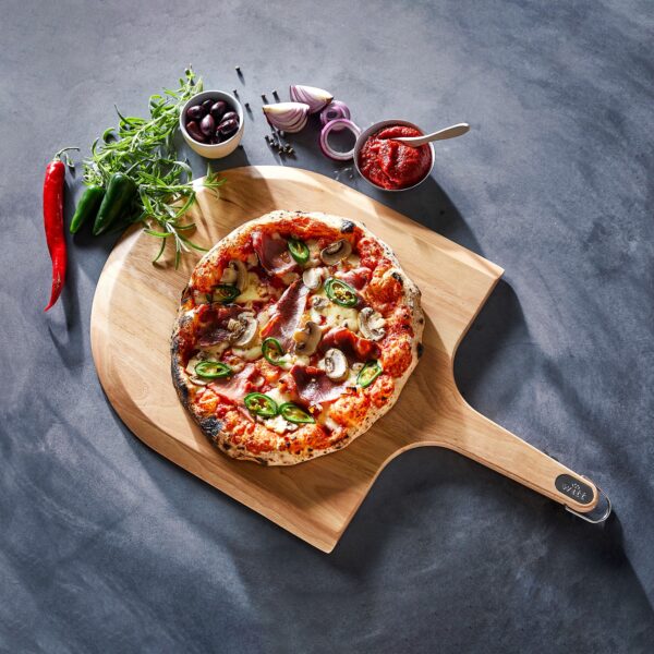 DŘEVĚNÁ PODLOŽKA NA PIZZU WITT 14" / 36 CM - Image 4